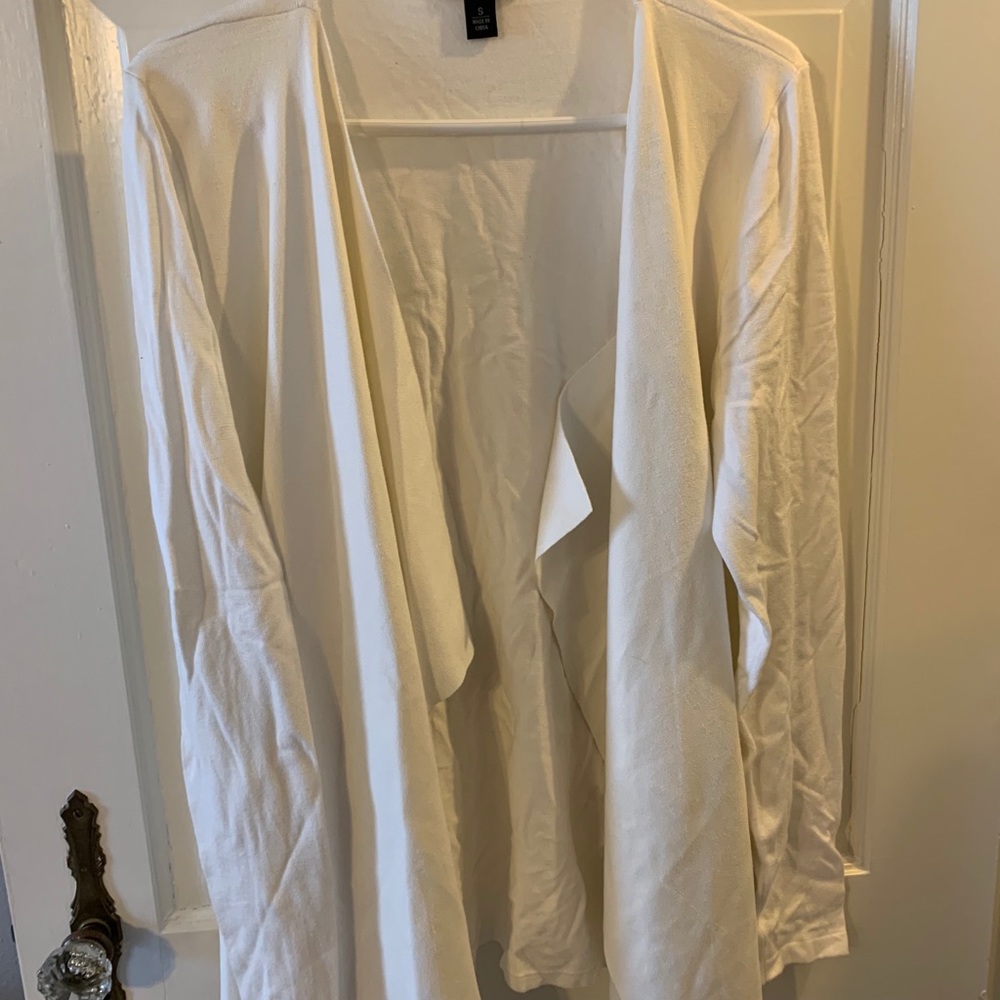 Cream dress cardigan